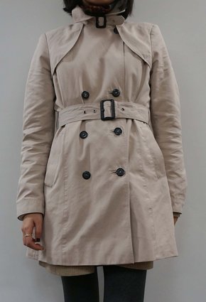 Zara  Trench Coat and Nine West  Oxfords / Derbies