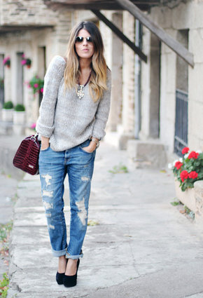Lefties  Pullover, Zara  Jeans and Volum  Taschen