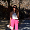 fuchsia pants