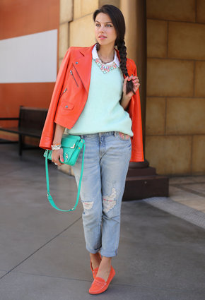 Andy Tom  Flats, Free People  Jeans and Rebecca Minkoff  Taschen