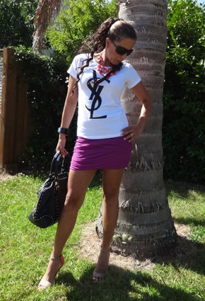 Yves Saint Laurent  T Shirts, Cotton On  Röcke and Dotti  Pumps/Wedges