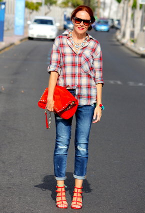 Zara  Hemd / Blusen, Zara  a/w 2013  Jeans and Zara  Clutch/Abendtasche