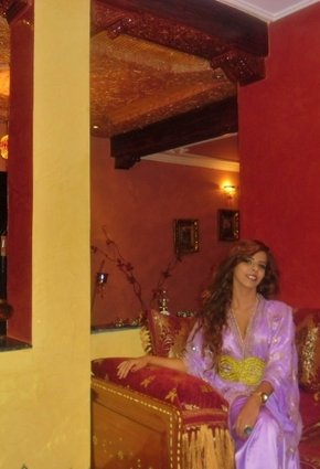 Like a princess in traditional caftan