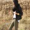 green military jeans