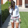 Flowing Printed Shorts 